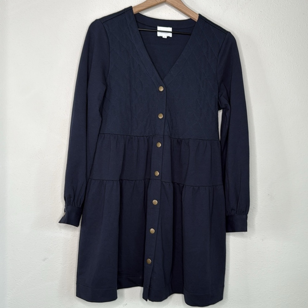NEW Sundays Clifton Mini Dress in Navy, size M - Picture 3 of 6